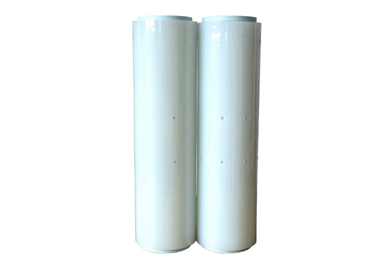 ฟิล์มยืด PE PVC แบบมีรูพรุนเป็นมิตรกับสิ่งแวดล้อมห่อยึดทนความร้อนสำหรับบรรจุ