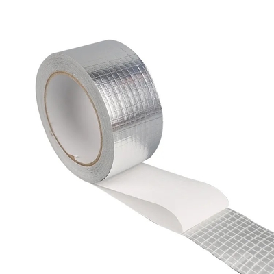 เทปอลูมิเนียมฟอยล์เสริมแรง Scrim 2 ทาง HVAC FS กาวยางเรซิ่น