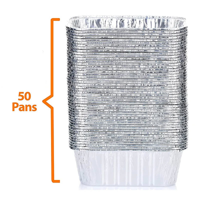 1LB Custom 8342 อลูมิเนียมฟอยล์บรรจุอาหาร 450ml บรรจุอาหารฟอยล์พร้อมฝา