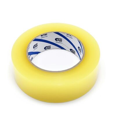 เทปบรรจุ BOPP ที่มีความรู้สึกต่อแรงดัน มีความแน่นแข็งแรง และยาว 50 เมตร สําหรับบรรจุภัณฑ์อุตสาหกรรม