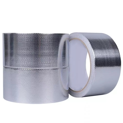 เทปอลูมิเนียมฉนวนกันความร้อน HVAC ทนไฟ เทปผ้าใยแก้วทนความร้อน