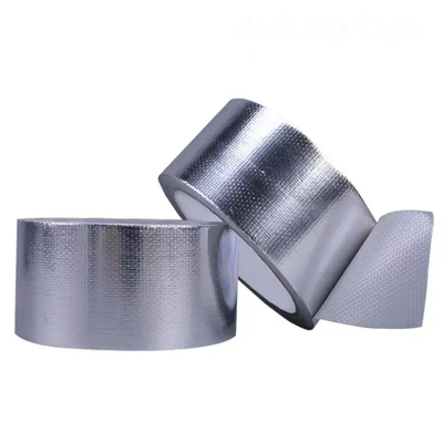 HVAC เทปอลูมิเนียมฟอยล์กันไฟกันน้ำเทปฉนวนความร้อนไฟเบอร์กลาส
