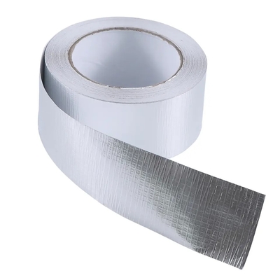 เทปอลูมิเนียมฟอยล์ HVAC เสริมฉนวนกันความร้อนเทปตาข่าย PE ลามิเนต