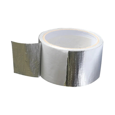 เสริมฉนวนกันความร้อน HVAC อลูมิเนียมฟอยล์เทปลามิเนตใกล้ชิดเทปตาข่าย PE