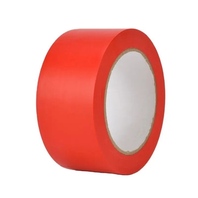 เทปตีเส้นพื้นสีดำ ป้ายความปลอดภัย PVC คำเตือน เทปทำเครื่องหมายแกนกระดาษ