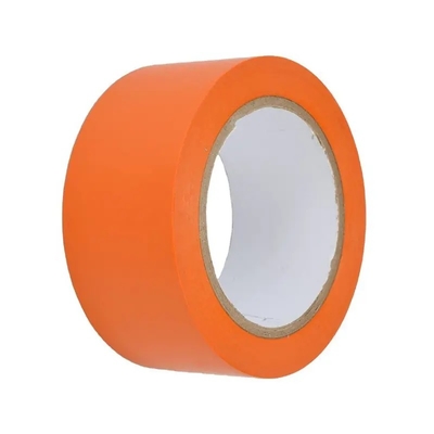 เทปตีเส้นพื้นสีดำ ป้ายความปลอดภัย PVC คำเตือน เทปทำเครื่องหมายแกนกระดาษ