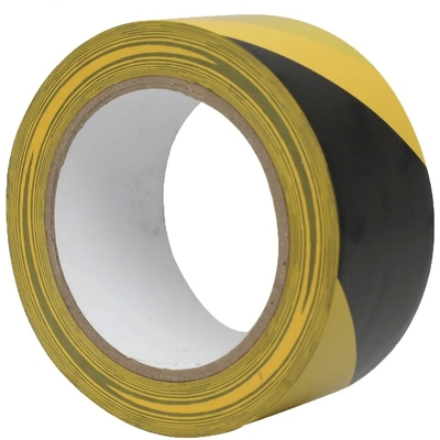 ป้ายความปลอดภัย เทปตีเส้นพื้น PVC Underground Marking Tape สองสี เขียว ขาว