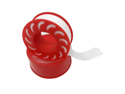 เทปซีลเกลียวเทฟล่อน PTFE ทนต่ออุณหภูมิสูงสำหรับท่อน้ำน้ำมันแก๊สประปา