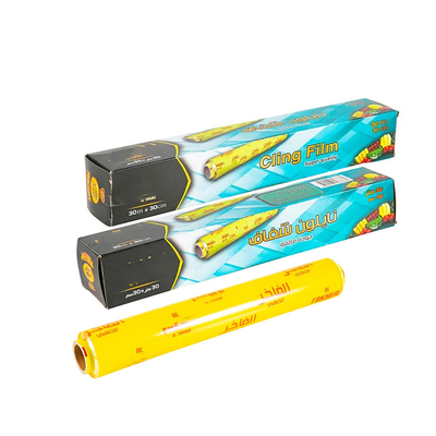 ห่อฟิล์ม PVC พลาสติกเกรดอาหารพิมพ์แบบกำหนดเองล้างด้วยเครื่องตัด Slider