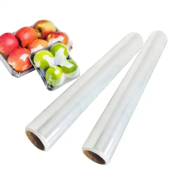 ฟิล์มห่ออาหารเกรด PE Clean Wrap สำหรับซุปเปอร์มาร์เก็ตที่บ้าน