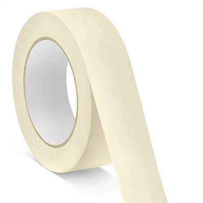 ทนต่ออุณหภูมิ 60 ℃ Crepe Paper Masking Tape Painting Taped Masking Film