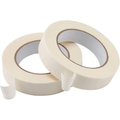 ทนต่ออุณหภูมิ 60 ℃ Crepe Paper Masking Tape Painting Taped Masking Film
