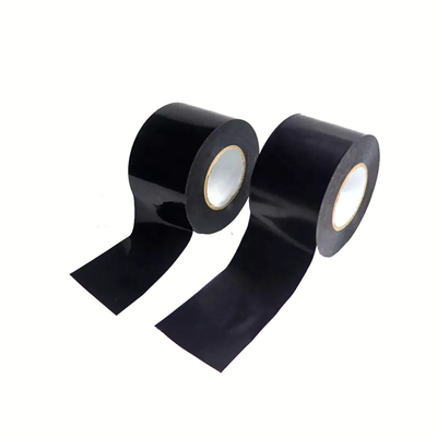 เทปปิดท่อ PVC กาวเหนียวสีดำเงินที่แข็งแกร่ง Duct Hvac เทปฉนวนท่อ