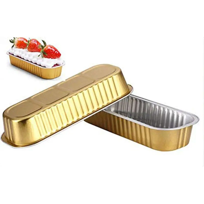200ml Mini Loaf Aluminium Takeaway Box Baking Containers ฟอยล์ขนาดใหญ่