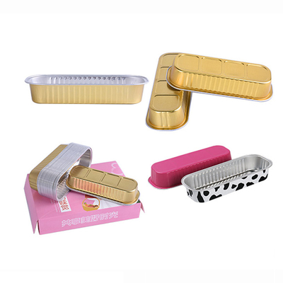 200ml Mini Loaf Aluminium Takeaway Box Baking Containers ฟอยล์ขนาดใหญ่